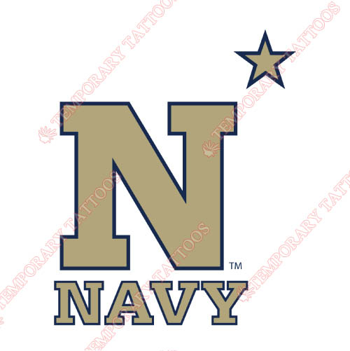 Navy Midshipmen Customize Temporary Tattoos Stickers NO.5350
